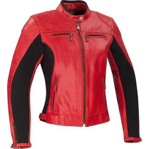 Segura Kroft Veste en cuir de moto pour femme, rouge, taille 38 pour Femmes