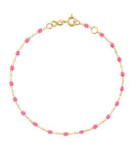 Gigi Clozeau - Femme - Bracelet Or Jaune et Perles de résine - Rose