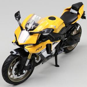 Moto miniature 1/12e Yamaha YZF-R1 New Ray jaune