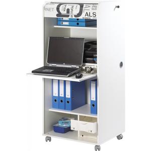 Armoire Informatique Blanche 2 Tiroirs