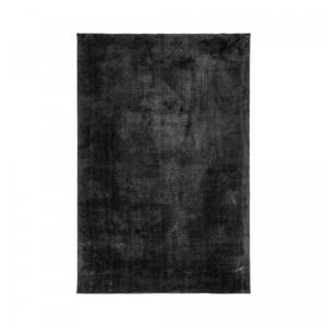 BLOOM - Tapis Doux à Poils Ras Anthracite 160x230cm