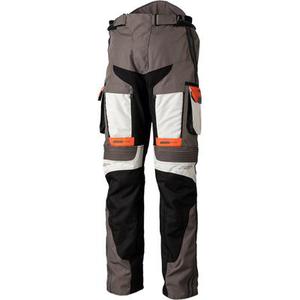 RST Pro Series Adventure-Xtreme Pantalon textile moto, gris-orange, taille M