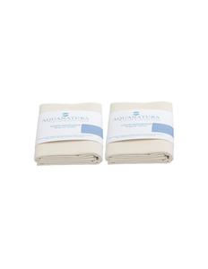 Lot 2 taies de traversin coton bio Aquanatura - Couleur - Cassis, Dimensions - 85x185