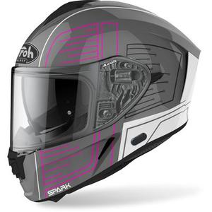 Airoh Spark Cyrcuit casque, gris-rose, taille XS