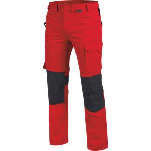 Pantalon de travail Cetus Würth MODYF rouge/anthracite