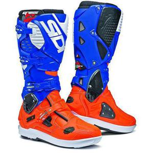 Sidi Crossfire 3 SRS Limited Edition Bottes de motocross, bleu-orange, taille 42