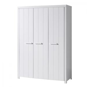 GASTON - Armoire 3 Portes Laqué Blanc