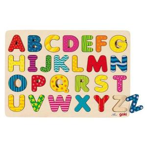 Puzzle Alphabet Majuscule Goki - Jouets en bois