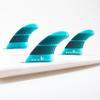 Derives Performer Neo Glass Teal Gradient Tri Fins