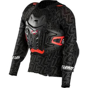 Leatt Body Protector 4.5 Chemise protectrice de motocross pour enfants, noir, taille S M