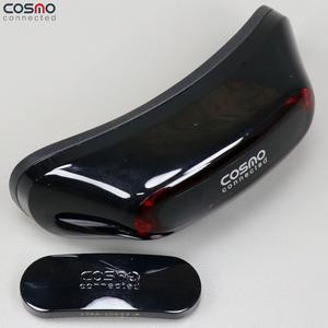 Feu stop connecté pour casque Cosmo Connected Moto noir brillant