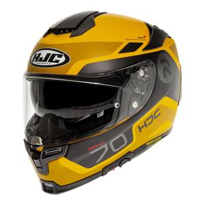 Casque intأ gral HJC RPHA 70 Shuky MC3SF jaune/noir/anthacite- XL