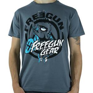 Freegun Homme Tetra T-Shirt, gris, taille S