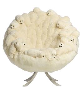 AP collection - Fauteuil Boule Snow Seal - Blanc