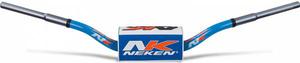 Guidon Motocross NEKEN SFH 28,6mm 133 Bleu Clair Blanc