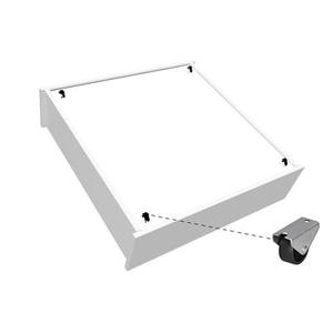 Lit 90x190 simple avec tiroirs de rangement Malo - Blanc