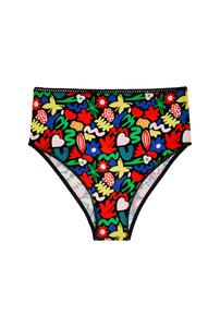 Culotte Taille Haute Coton BIO - Colorama Noir