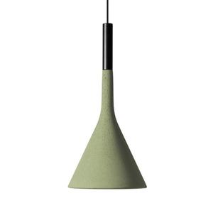 APLOMB OUTDOOR-Suspension d'extérieur LED dimmable Béton Ø16,5cm Vert