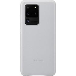 Samsung - Coque Rigide Cuir - Couleur : Anthracite - Modèle : Galaxy S20 Ultra