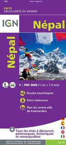 Carte ign 85107 Nepal