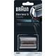 Tête de rasoir Braun 52S, cassette, combipack pour rasoir électrique Séries 5 5020S, 5030S, 5050 / 5070 / 5090CC