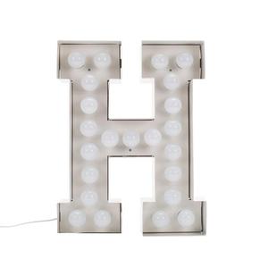 VEGAZ-Lampe à poser Lettre Géante H H60cm Blanc