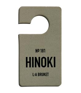 L:a Bruket - Étiquette parfumée n°181 Hinoki