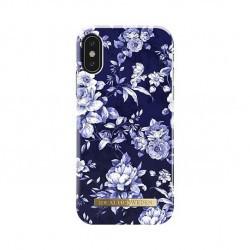 iDeal Of Sweden - Coque Rigide Fashion Sailor Blue Bloom - Couleur : Bleu - Modèle : iPhone X