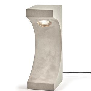 TANGENT-Lampe à poser béton H51cm Gris