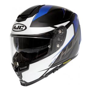 Casque intأ gral HJC RPHA 70 Sampra MC2SF blanc/noir/bleu mat- S
