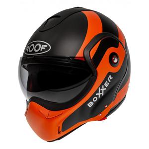 Casque modulable Roof RO9 Boxxer Fuzo noir/orange mat- S/M