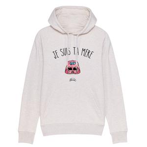 Hoodie Femme - Je Suis Ta Mere - Blanc Chine - Taille M