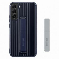 Samsung - Coque Renforcée Fonction Stand - Couleur : Bleu - Modèle : Galaxy S22+