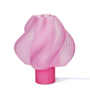 SOFT SERVE GRANDE-Lampe à poser plastique recyclé H34cm Rose