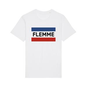 T-shirt Homme - Flemme - Blanc - Taille S