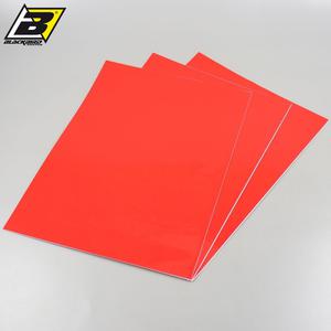 Stickers adhésifs vinyl Blackbird rouges 47x33 cm (jeu de 3 planches)