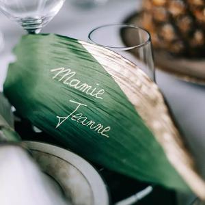 Porte Serviette Tropical Mariage - Le Jardin des Fleurs