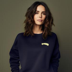 Sweat Femme - Etoile Filante - Navy - Taille L