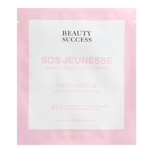 Beauty Success Masque Monodose SOS Jeunesse Masque Tissu Visage Sachet 16ml
