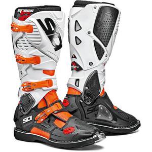 Sidi Crossfire 3 Bottes Motocross, noir-blanc-orange, taille 46
