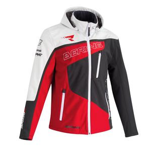 Veste softshell Bering Racing gris/rouge/blanc- XL