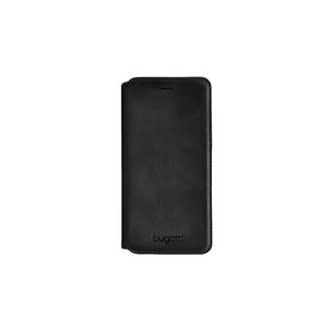 Bugatti - Etui Cuir Avec Coque Arrière Intégrée Parigi - Couleur : Noir - Modèle : Galaxy S8+