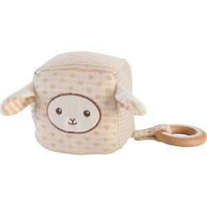 Doudou d'activité EverEarth Cube Mouton & Anneau de Dentition - D