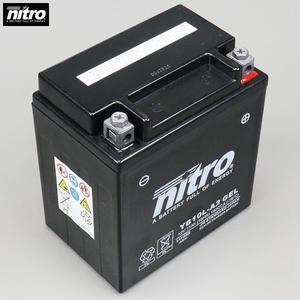 Batterie Nitro YB10L-A2 12V 11Ah gel Yamaha XV, Suzuki GN, GSX...