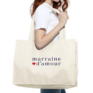 Grand Cabas Marraine D Amour 3 - Naturel - Taille TU