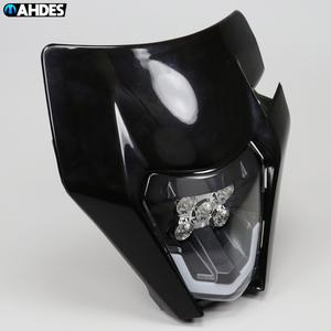 Plaque phare type KTM EXC (2020 - 2023) Ahdes à leds noire