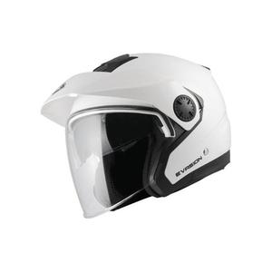Casque jet Kenny Evasion Solid blanc- S