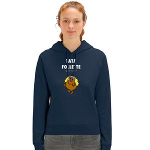 Sweat À Capuche Femme - Tata Folette 2 - Navy - Taille XXL