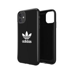 Adidas - Coque Souple Entry - Couleur : Noir - Modèle : iPhone 11
