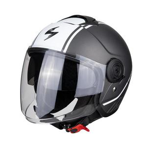 Casque Jet route Scorpion 2019 Exo-City Avenue - Argent Mat Blanc 53/54 - XS